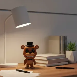 Freddy Fazbear - Stylized Desktop Collectible Figure (FNaF)