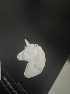 unicorn keychain