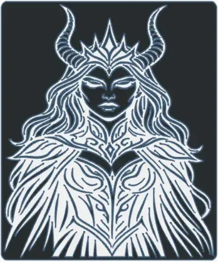 Dark fantasy women Wall decor — Фото 5 из 9