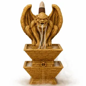 Gargoyle backflow incense burner
