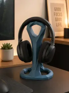 Modern Geometric Headphone Stand