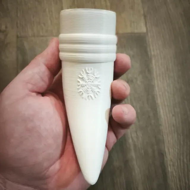 Viking Mead Horn with Vegvísir Symbol — Фото 3 из 6