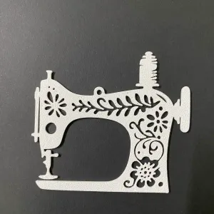 Sewing machine ornament