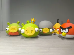 愤怒的小鸟之猪国王多色无胶组装版