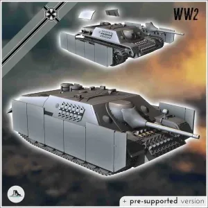 Jagdpanzer IV/70 (V) - miniatures tank ww2 flames war bolt a