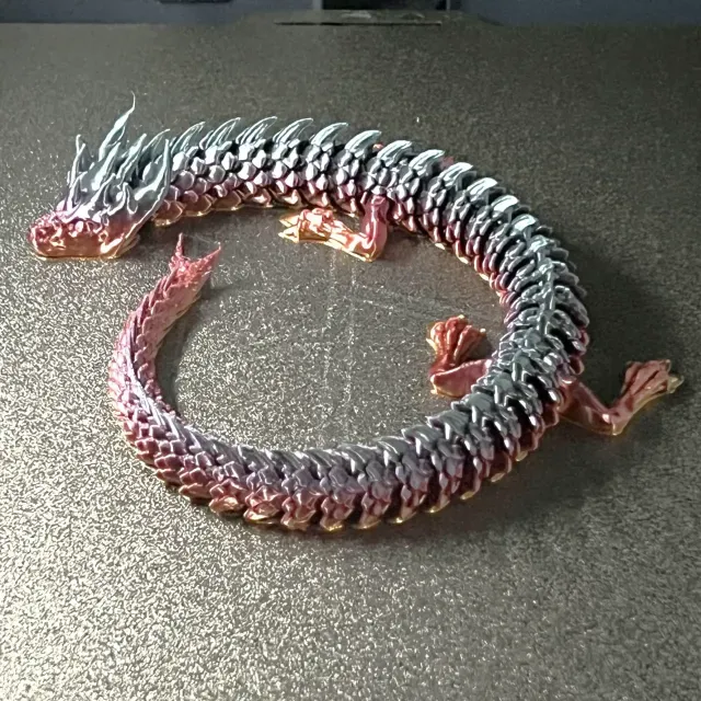 Articulated Night Fire Dragon