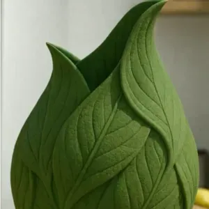 Emerald Leaf Sculpture