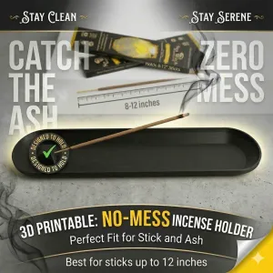 The "Zero-Mess" Incense Basin (v1)