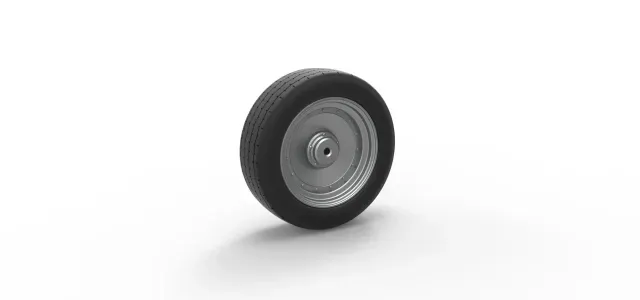 Front wheel of Vintage Funny Car Scale 1:25 — Фото 9 из 9