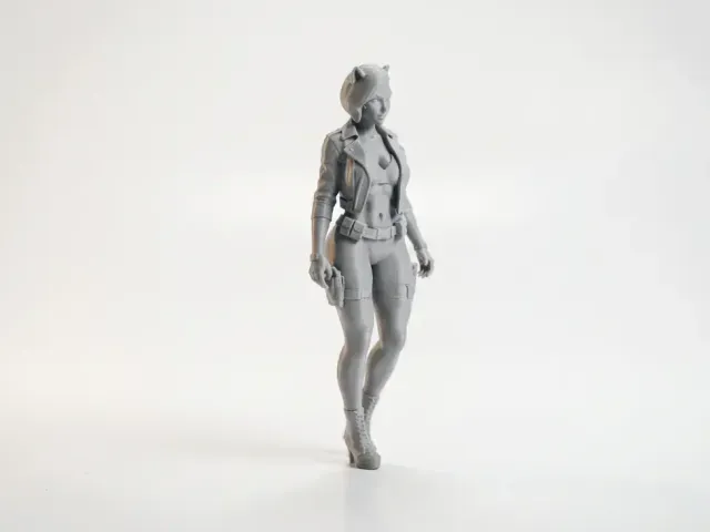 Cute Cat Girl Figurine Chibi Anime 3D Printable — Image 2 of 4