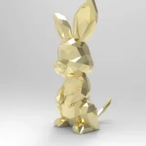 Easter bunny lowpoly