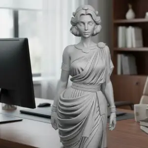 noble woman in Roman toga