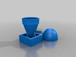 little boy grinder (atomic bomb styled) - easy print version