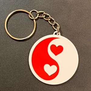 Keychain Yin-Yang Lovers