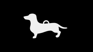 Sausage Dog Keychain