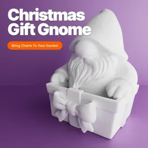 Christmas Gift Gnome – 3D Printable Holiday Figurine
