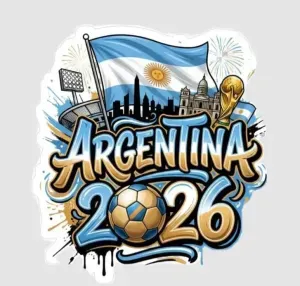 Argentina World Cup 2026 wall decoration