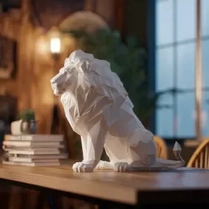 Polygonal Lion 03