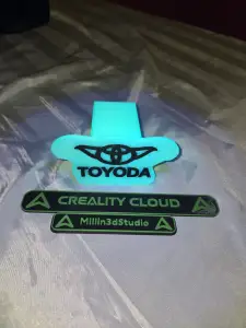 Toyoda Trailer hitch Cover - Yoda Toyota Crossover  ABS