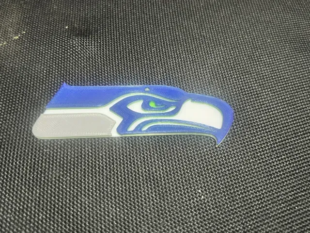 Seattle Seahawks. Designed in layers to enable color printing — Image 3 of 5