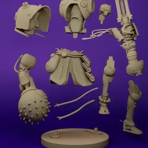 BEBOP | DEADLOCK | 3D PRINTABLE FIGURINE — Фото 4 из 9
