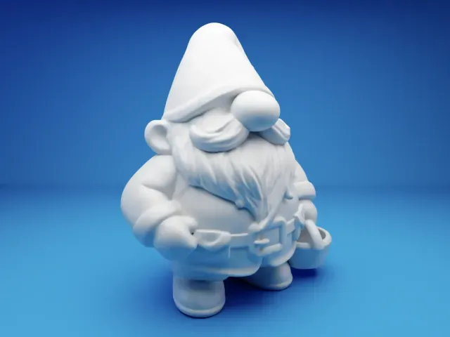 Classic Garden Gnome – 3D Printable Figurine — Фото 5 из 8