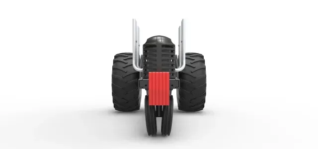 Vintage Small block Pulling tractor Version 3 Scale 1:25 — Image 6 of 9