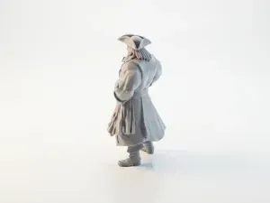 Buff Jack Sparrow Figurine Pirate Character 3D Printable