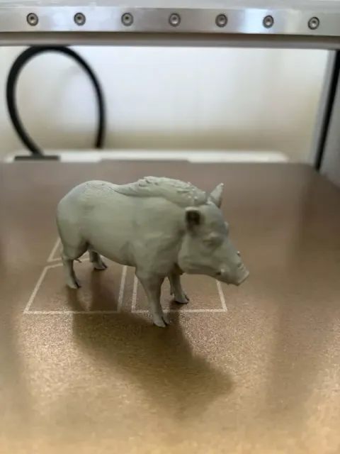 Realistic Wild Boar-Detailed 3D Print Figure — Фото 2 из 3