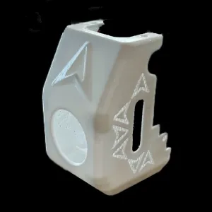 K1 Tool Head Fan Cover w/ Mini Creality Vented Logo Meshs