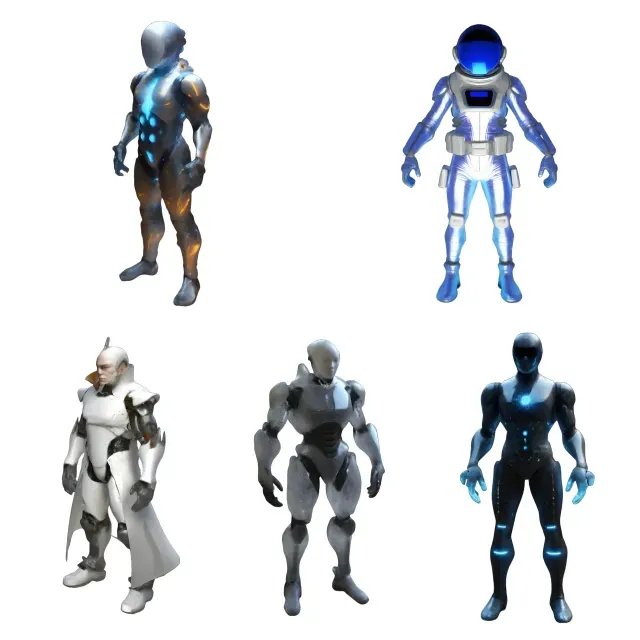 Sci-Fi Robot Warriors Collection — Фото 2 из 9