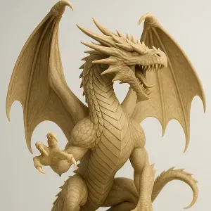 Dragão draco base redonda