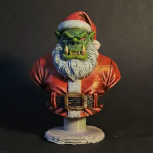 Ork Noel - Grimdark Bust for paint