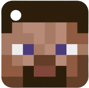 Pixel Steve Keychain – Minecraft Inspired Multicolor