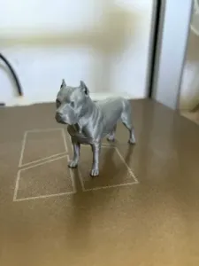 Realistic Pit Bull design with detailed anatomy