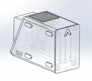 4-Bay 2.5” External HDD Storage Case – USB Hub, Single Cable