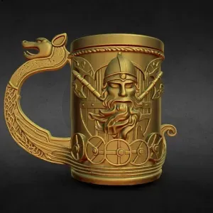 viking boat mug