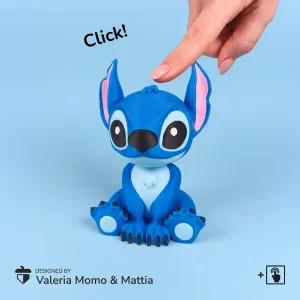 Stitch Clicker, Clicky Figure 3D Toy (Lilo & Stitch Fan-Art)