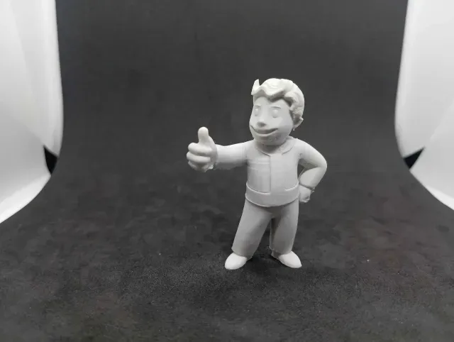 Fallout Inspired Vault Boy Mascot Toy Figurine — Фото 2 из 9