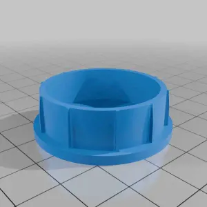 Cover for finishing 1 1/2 inch tubular profile for handrails