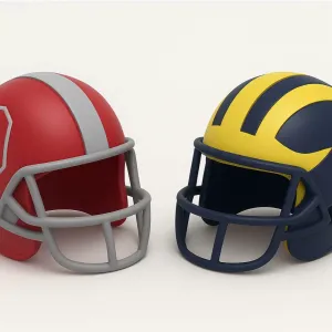OSU and Michigan Helments Small