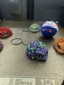 Spikester the Snuggle Hazard Mini - Magnet and Keychain 8mm