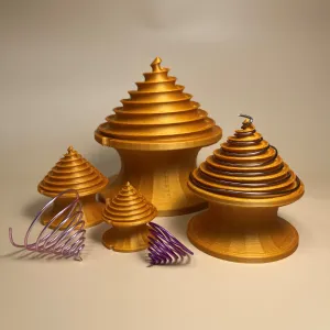 ELECTROCULTURE SPIRAL MOLD FOR GARDEN - FIBONACCI MOLDS