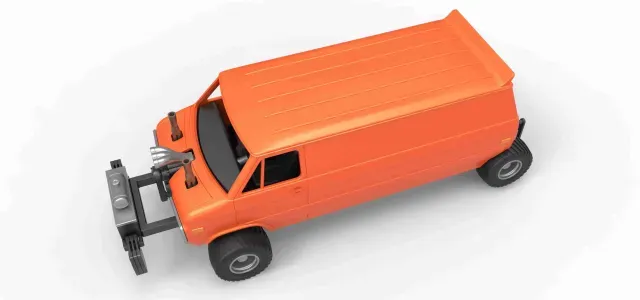 Pulling van 4wd Version 2 Scale 1:25 — Фото 3 из 9