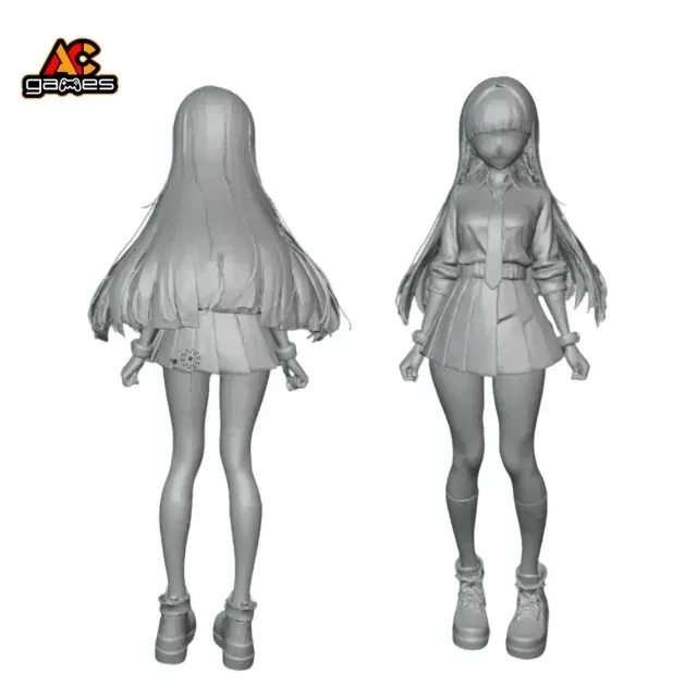 Airi - Anime School Girl 3D Model for Printing — Фото 3 из 5