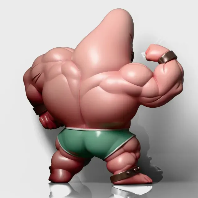 Muscular Patrick Sponge Bob — Фото 4 из 7