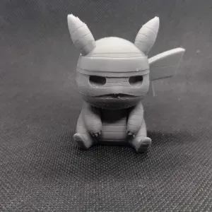 Pikachu Mummy Figure Pokemon Fanart Creature Toy
