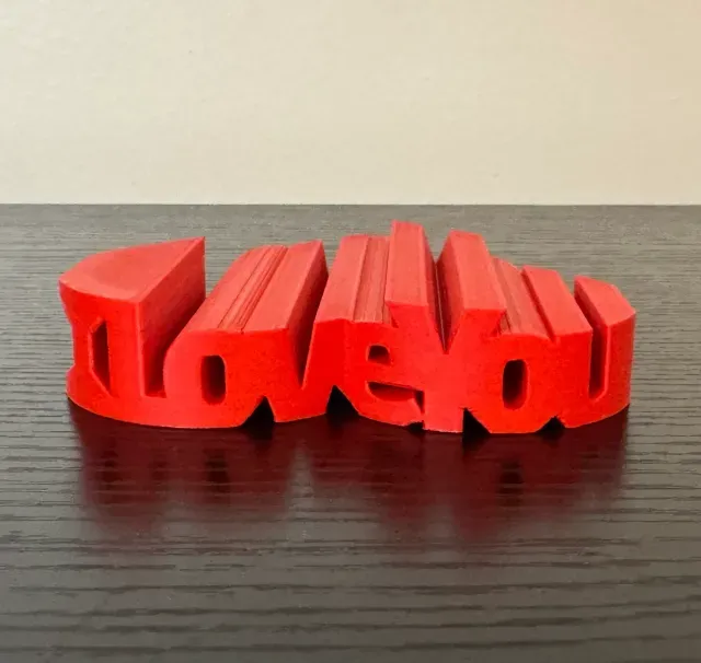 Heart Text Flips - "I Love You" — Image 8 of 9