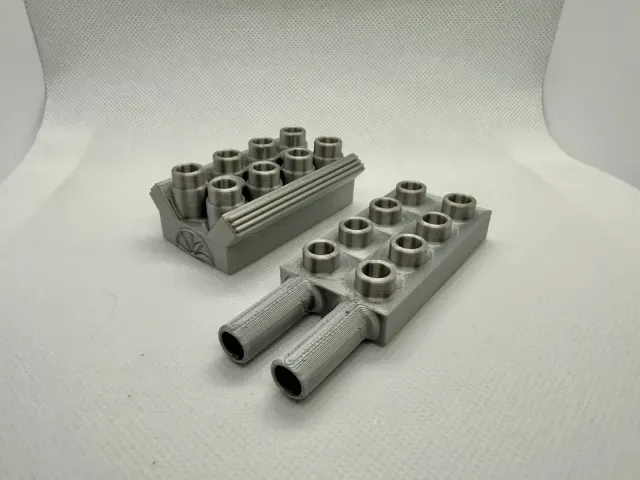 V4 V6 R6 V8 engines Lego Duplo-compatible (with exhausts!) — Фото 7 из 9