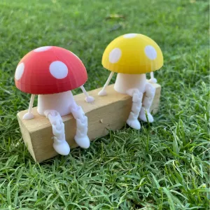 articulated mushroom with arms